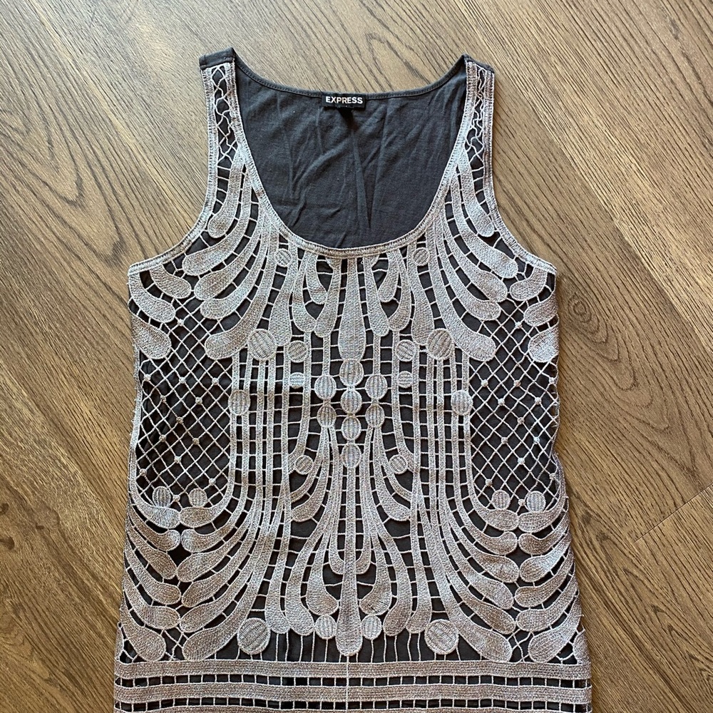 Cute silver shirt